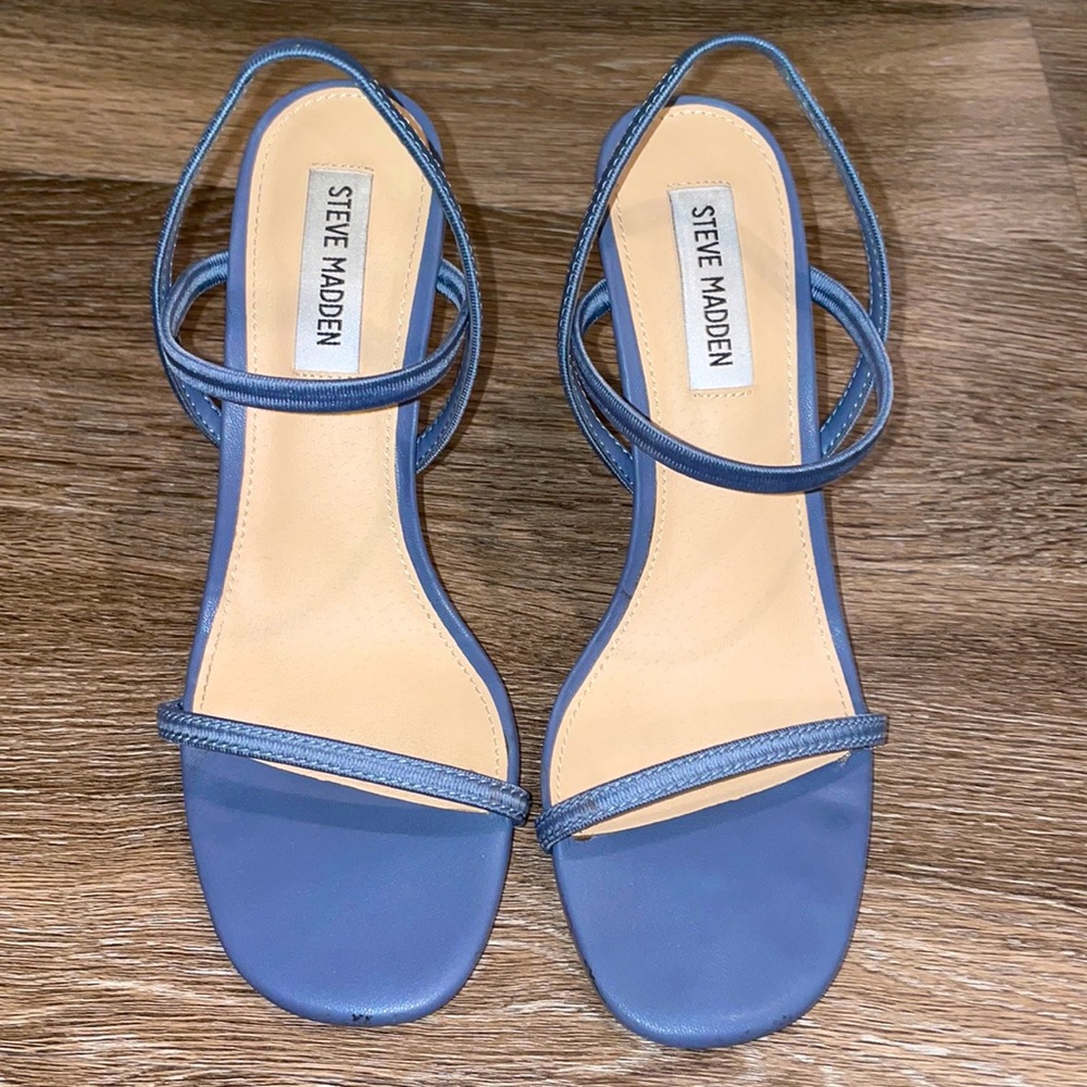 Steve Madden blue stiletto heels